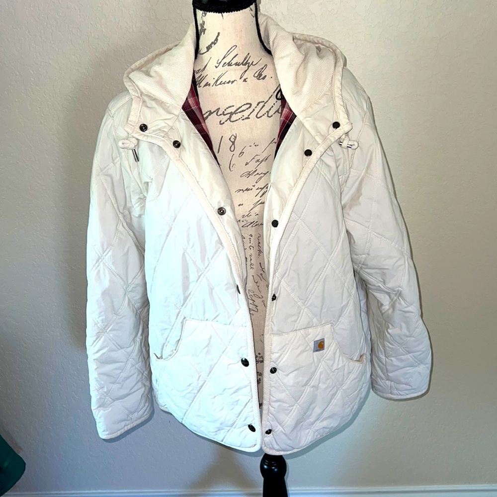 CARHARTT QUILTED WOMEN’S HOODED JACKET